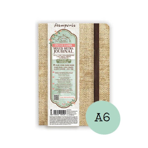 Stamperia - Create Happiness - Stone paper - Mixed Media - Journal - A6