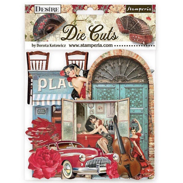 Stamperia - Die cuts assorted - Desire