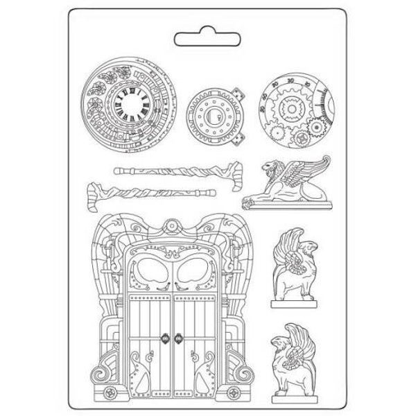 Stamperia - Soft Mould - A4 - Magic Forest - Door and Elements