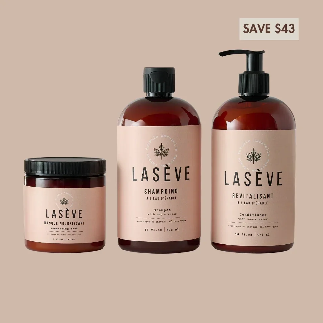 TRIO SHAMPOING + REVITALISANT + MASQUE