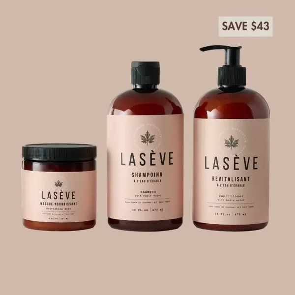 TRIO SHAMPOING + REVITALISANT + MASQUE