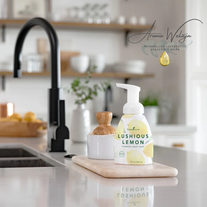 Aromawelzijn | Young Living Lushious Lemon Foaming Hand Soap
