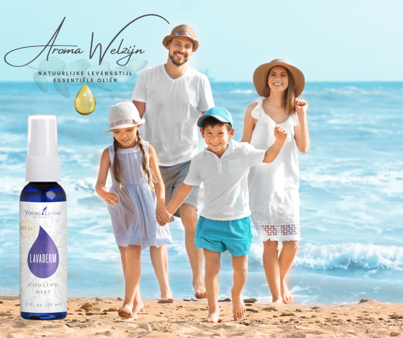 Aromawelzijn | Gebruik LavaDerm Cooling Mist