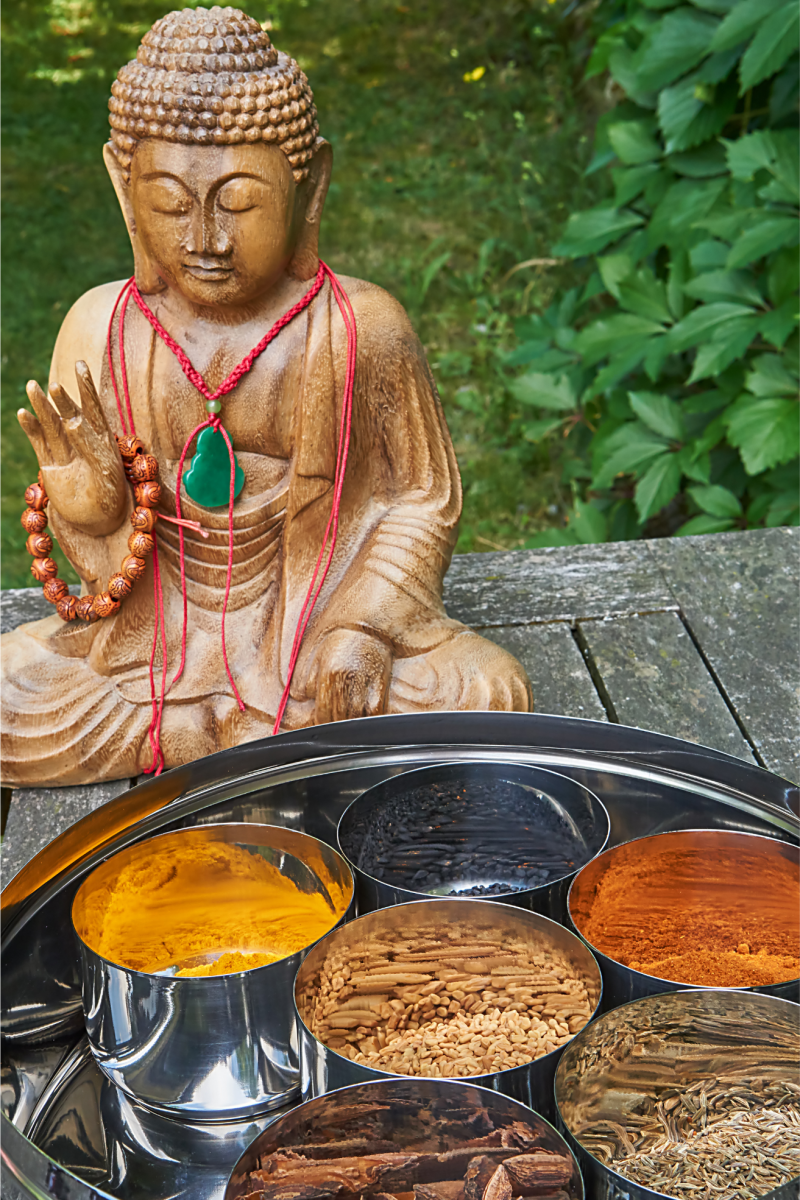 De Ayurvedische geneeskunde heeft veel aromatische planten gecodificeerd.