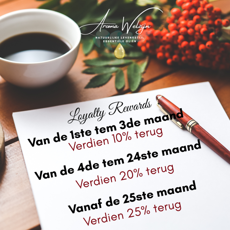 Loyalty Rewards Young Living Aroma Welzijn