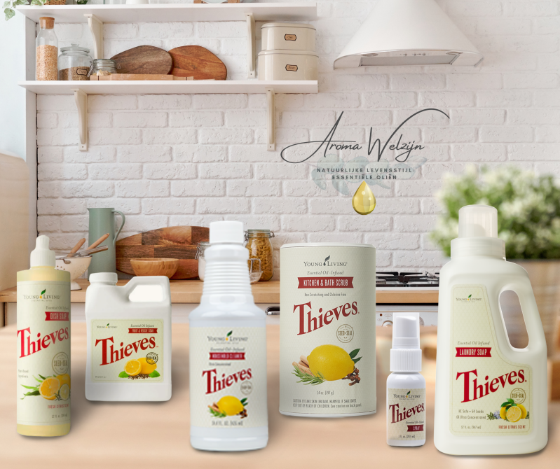 Aromawelzijn | Young Living Thieves Schoonmaakproducten