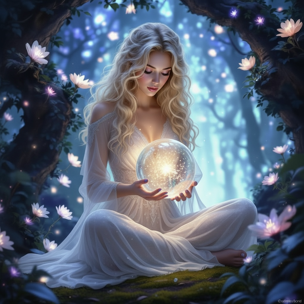 Krystallkule lesning