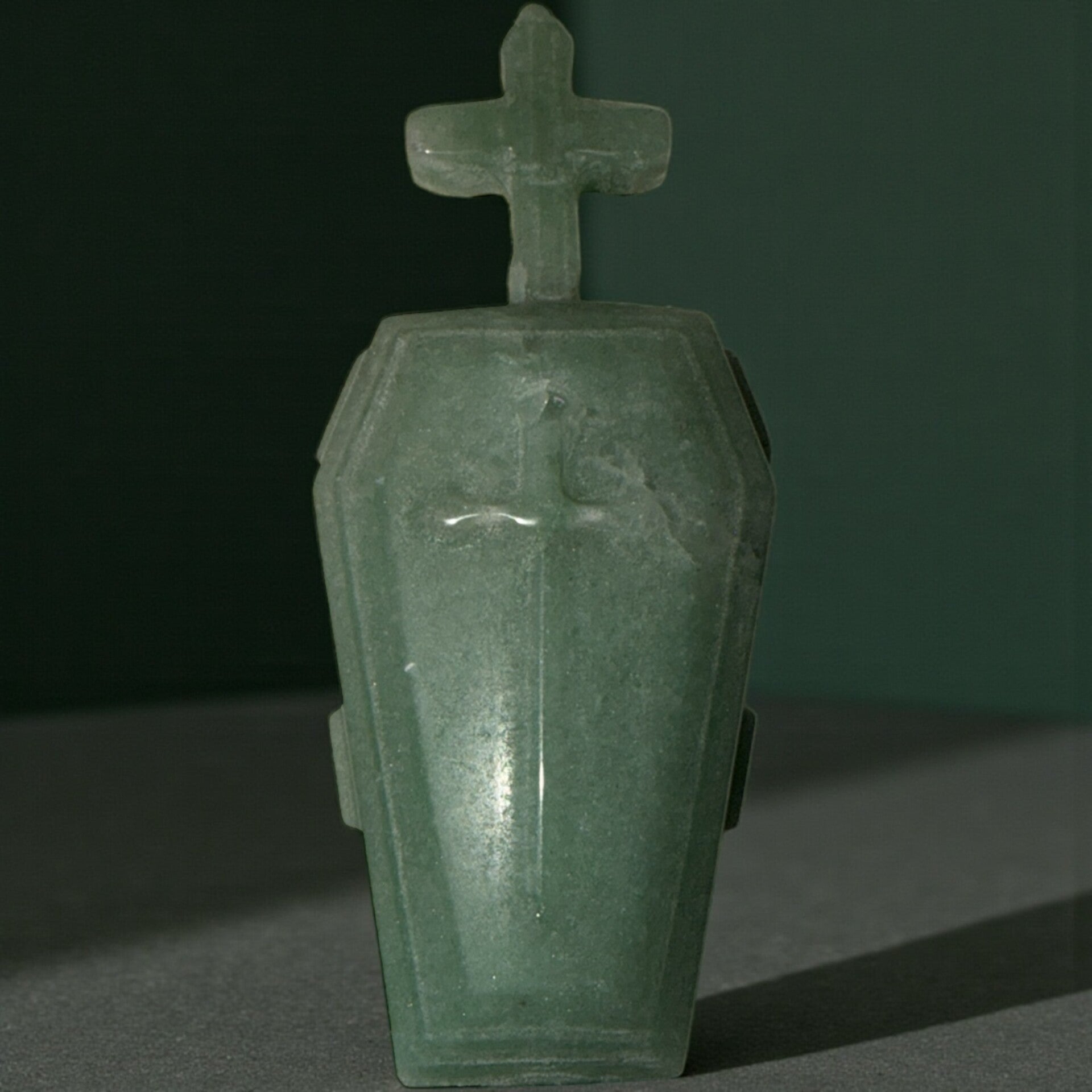 Grønn Adventurin krystall ⚰️