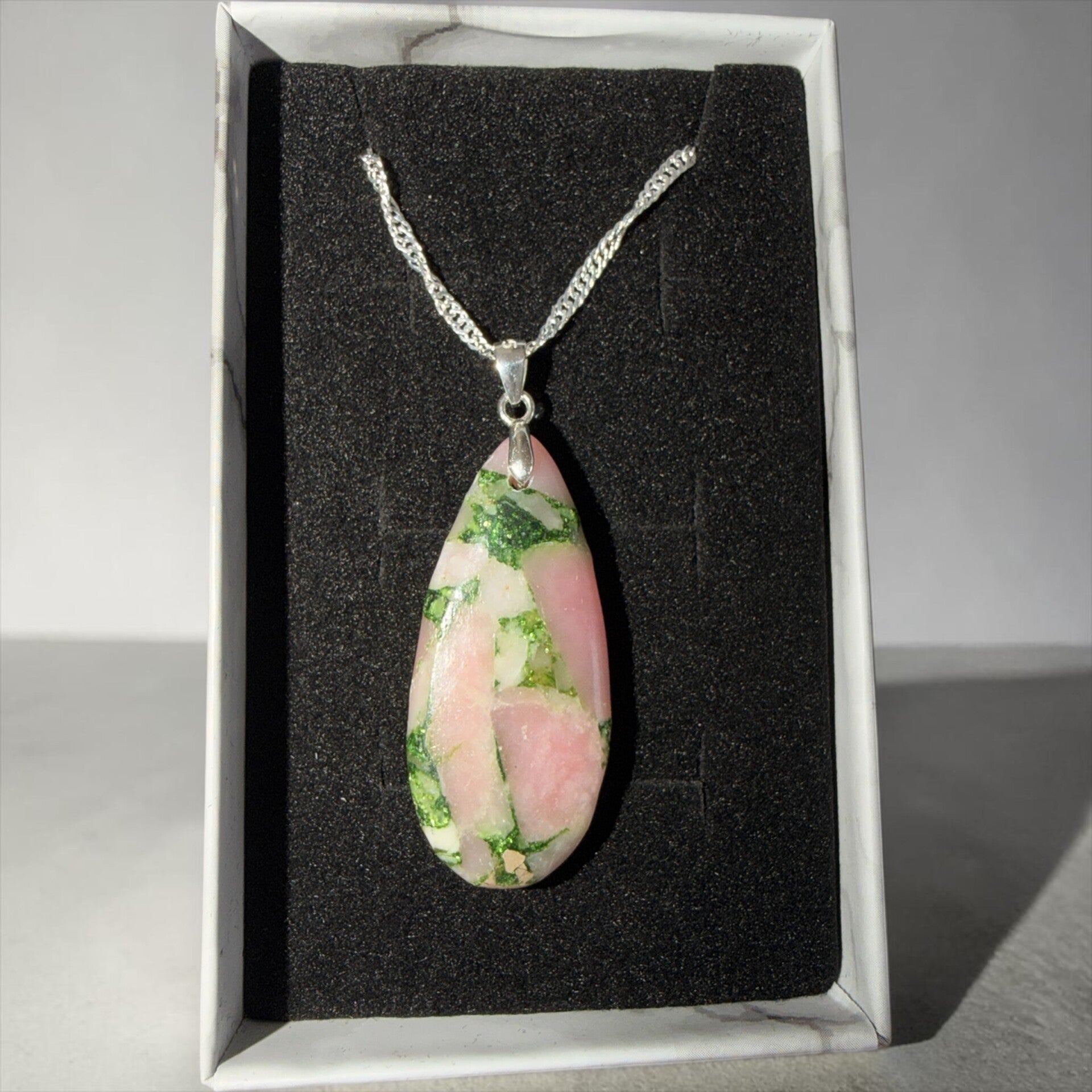 Rosa Opal smykke