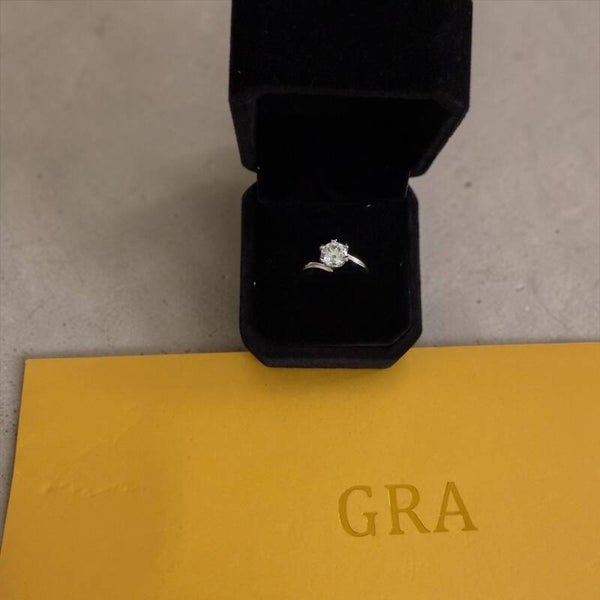 1ct Moissanite ring i str 51 EU