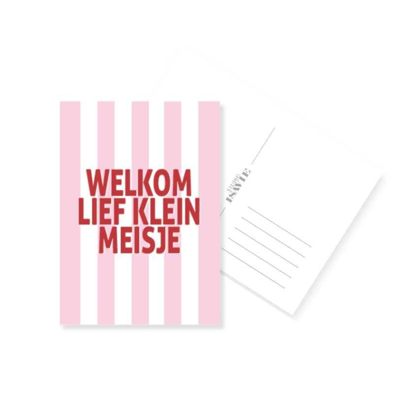 B2. Welkom lief klein meisje