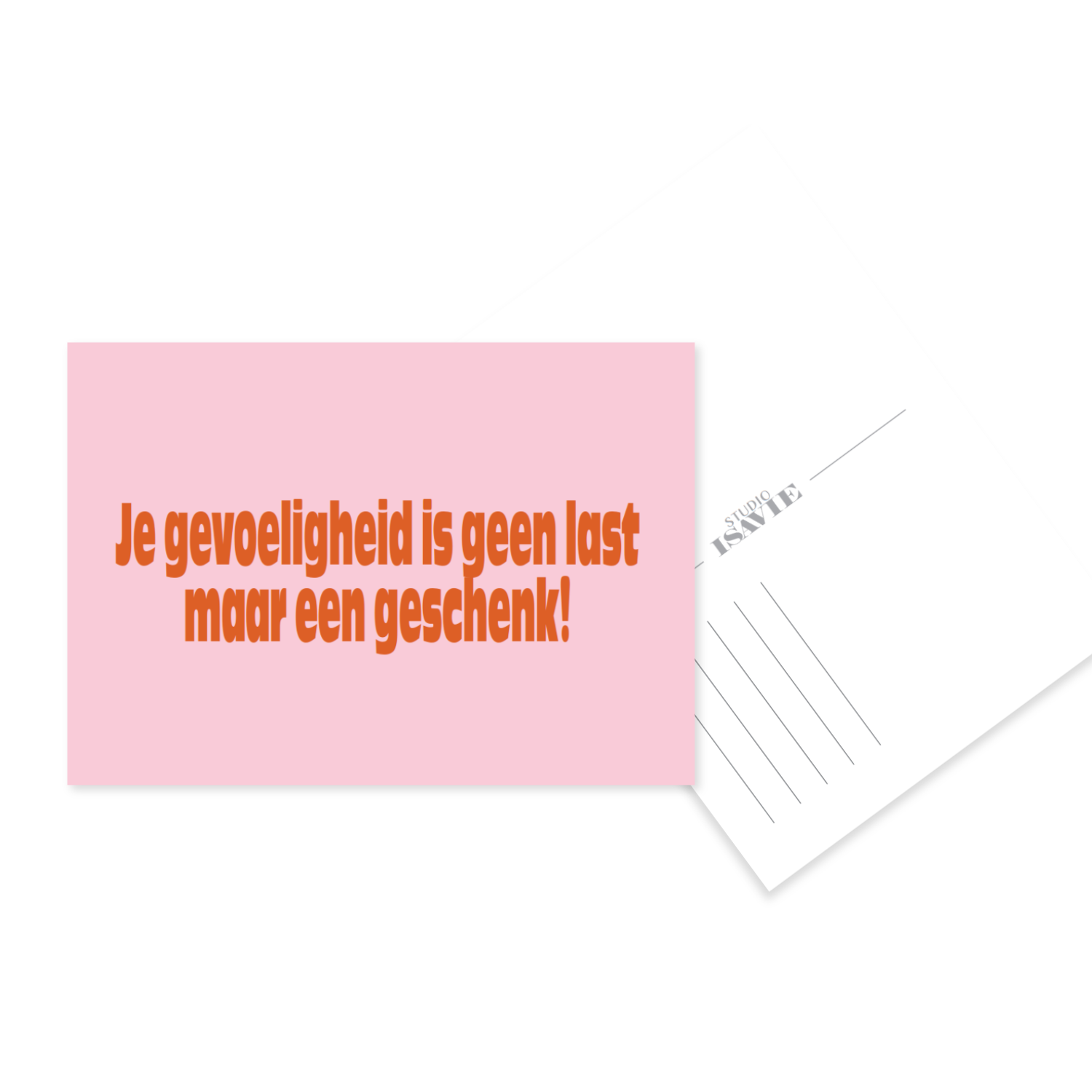 Je gevoeligheid is geen last maar een geschenk | postkaart