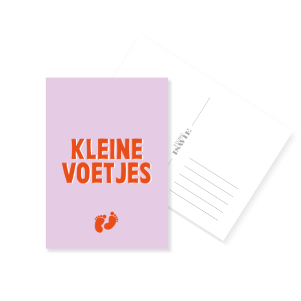 B5. Kleine voetjes