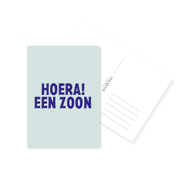B7. Hoera een zoon!