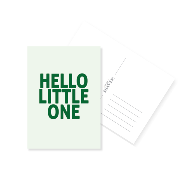 B8. Hello little one