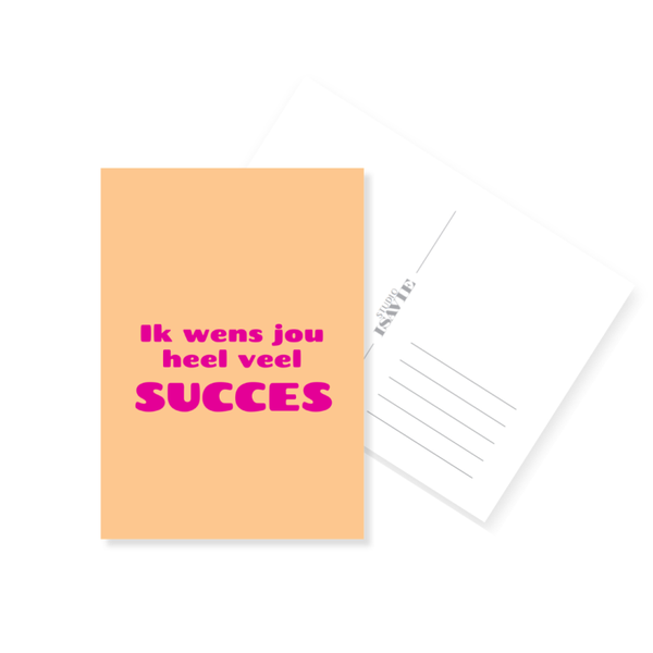 H15. Ik wens jou heel veel succes
