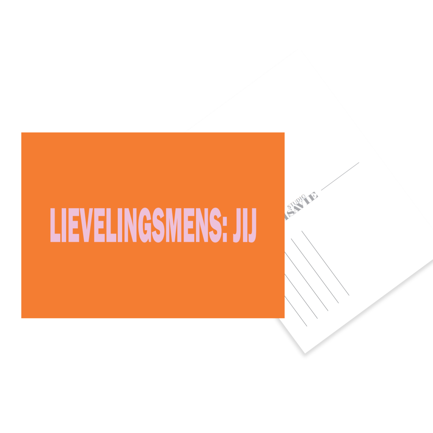 Lievelingsmens: jij | postkaart