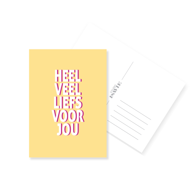 S15. Heel veel liefs voor jou