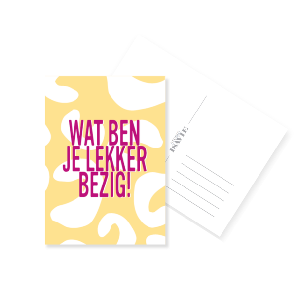 S25. Wat ben je lekker bezig