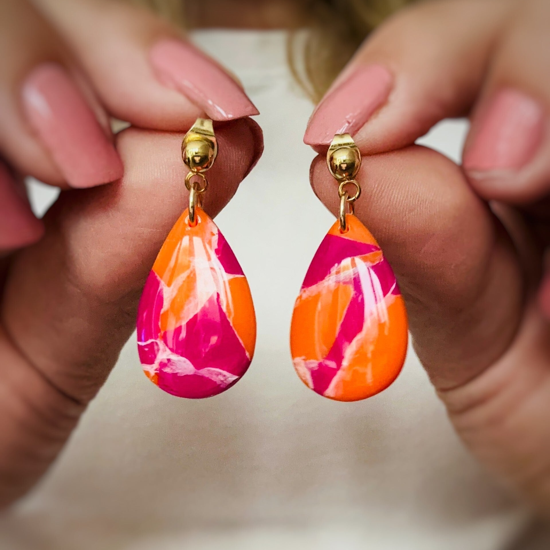 Sunset drops | Oorbellen