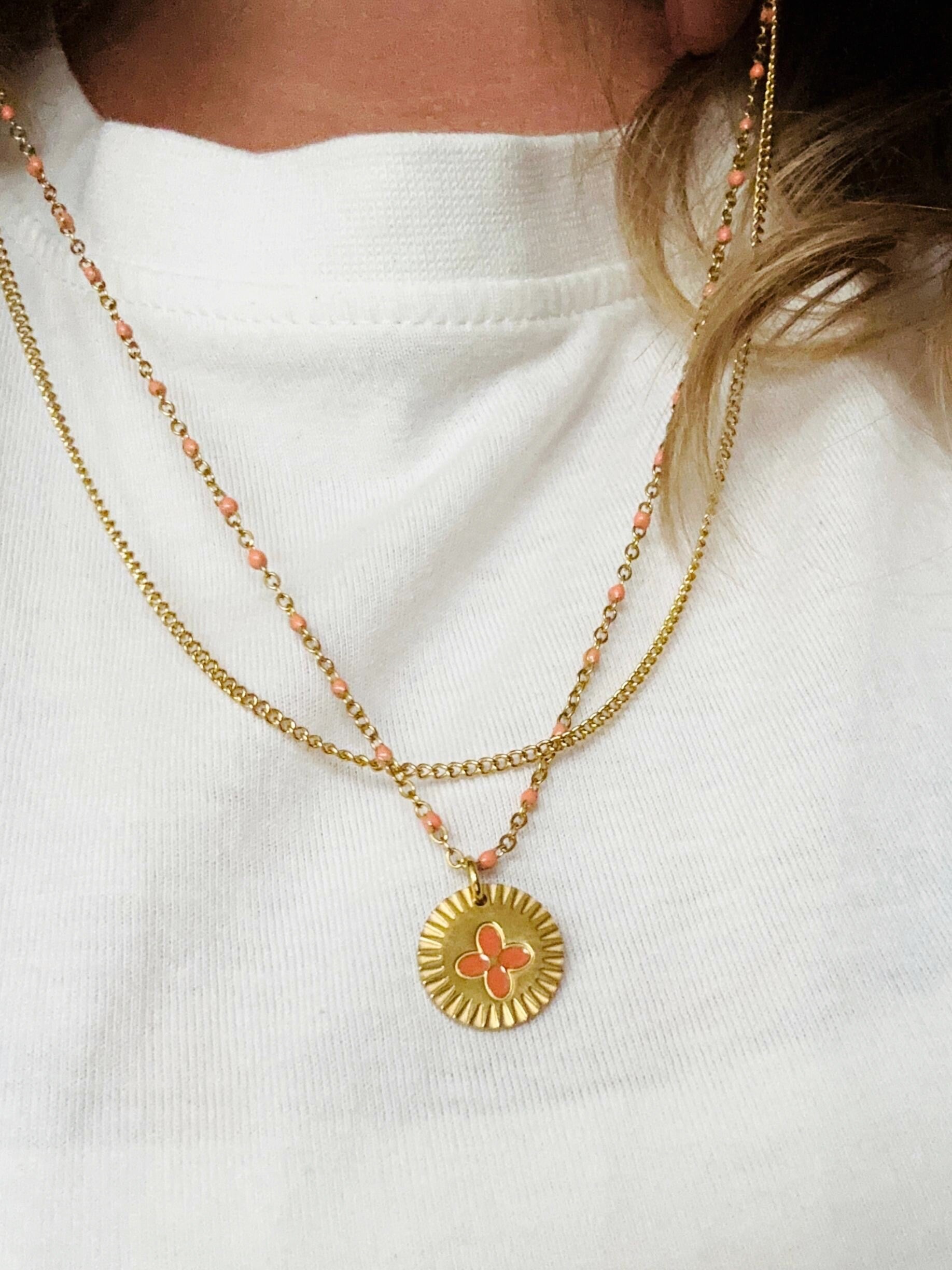 Ketting dubbel | oranje