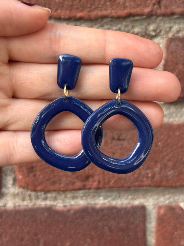 Classy Blue | Oorbellen