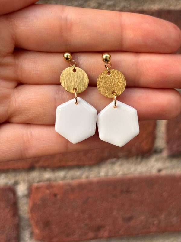 White Gold | Oorbellen