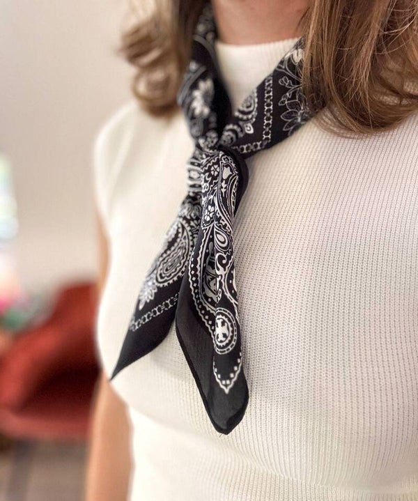 Sjaaltje | zwart/wit