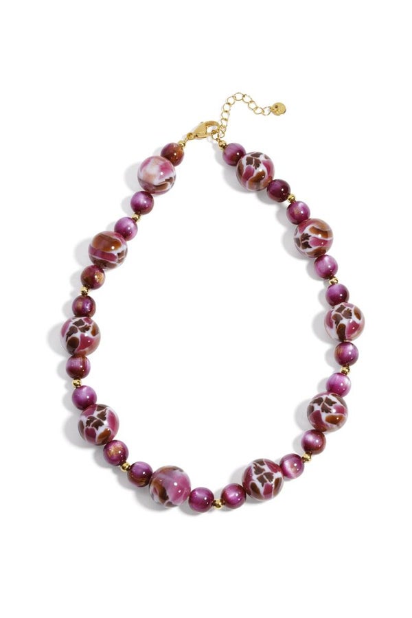 Ketting pink purple