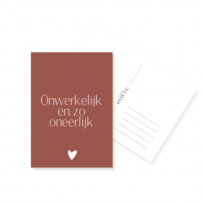 G1. Onwerkelijk en zo oneerlijk