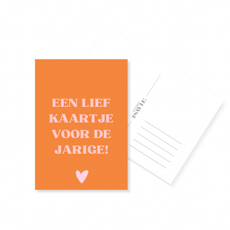 O10. Een lief kaartje voor de jarige