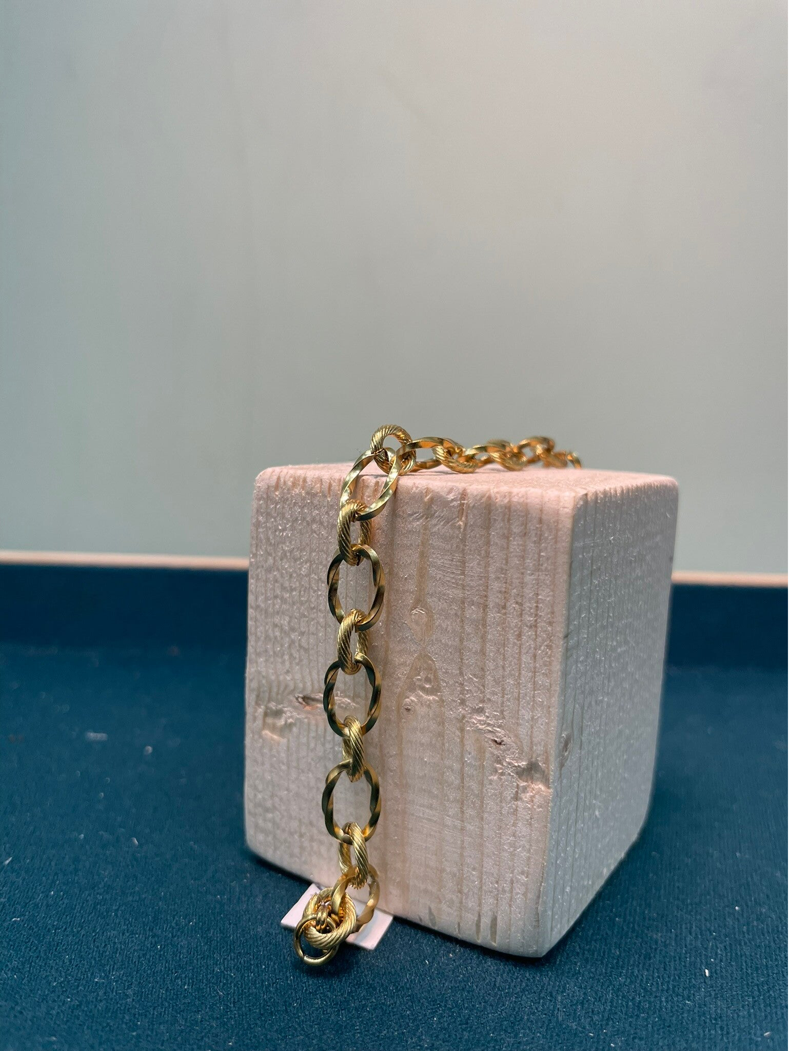 Bracciale a maglie dorato