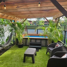 Outdoor terrace at Casita Don Marco