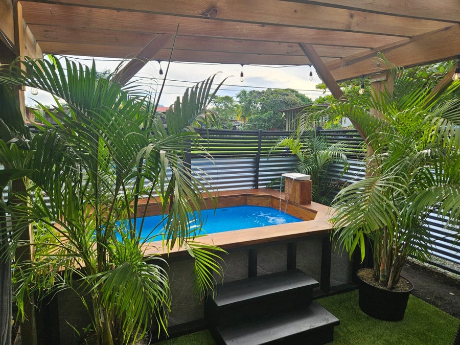 Terrace and plunge pool at Casita Don Marco