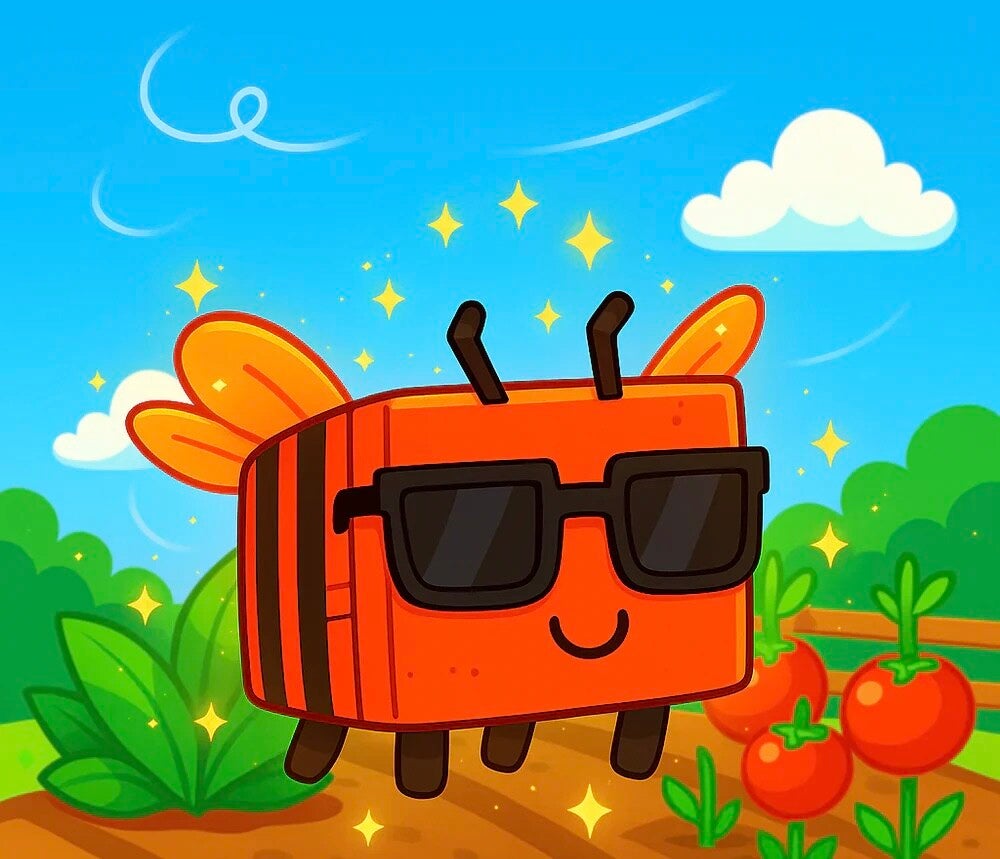 Disco Bees Grow a Garden