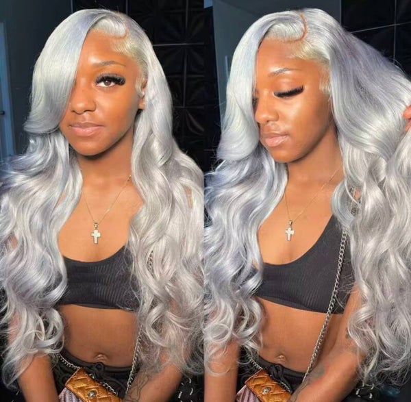 Hd glue lace front wigs Human hair 200 Density