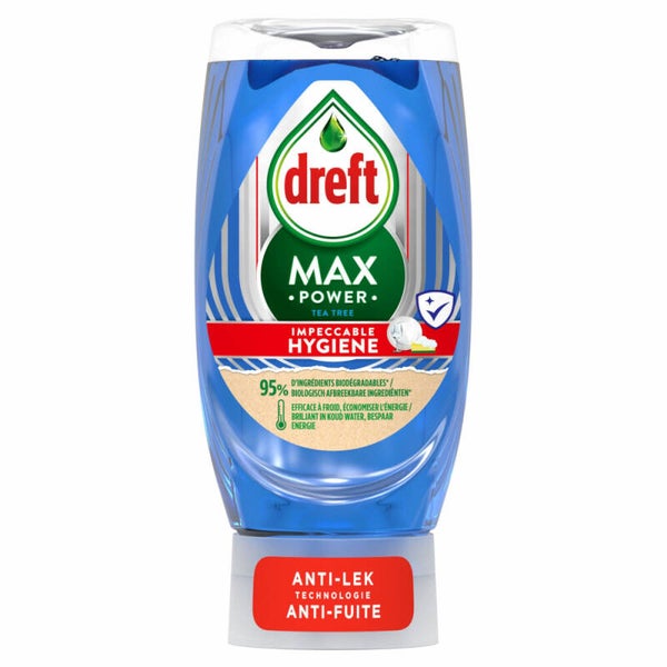 Dreft Max Power Vloeibaar Afwasmiddel Hygiëne 370 ml