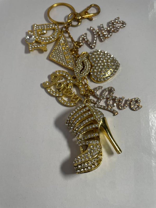 Gold keychain