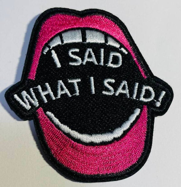 What she said