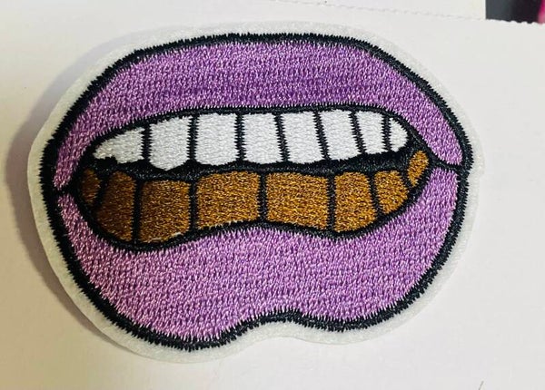 Purple lips
