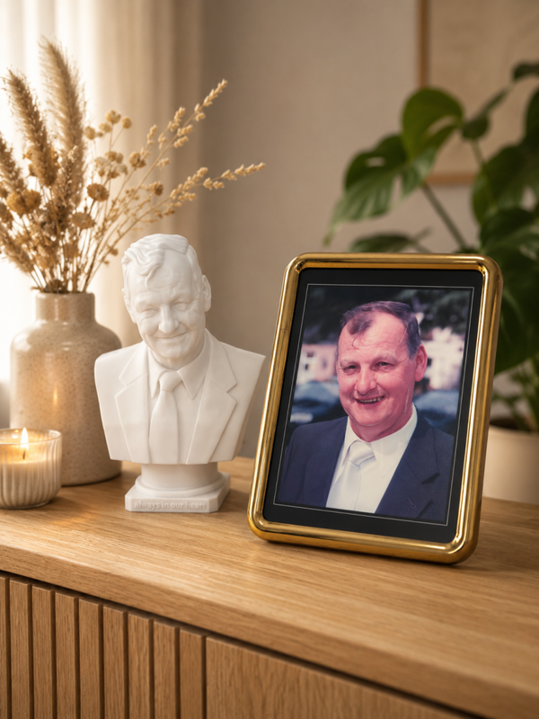 Gepersonaliseerde Herinneringsbuste van een Geliefde ⭐