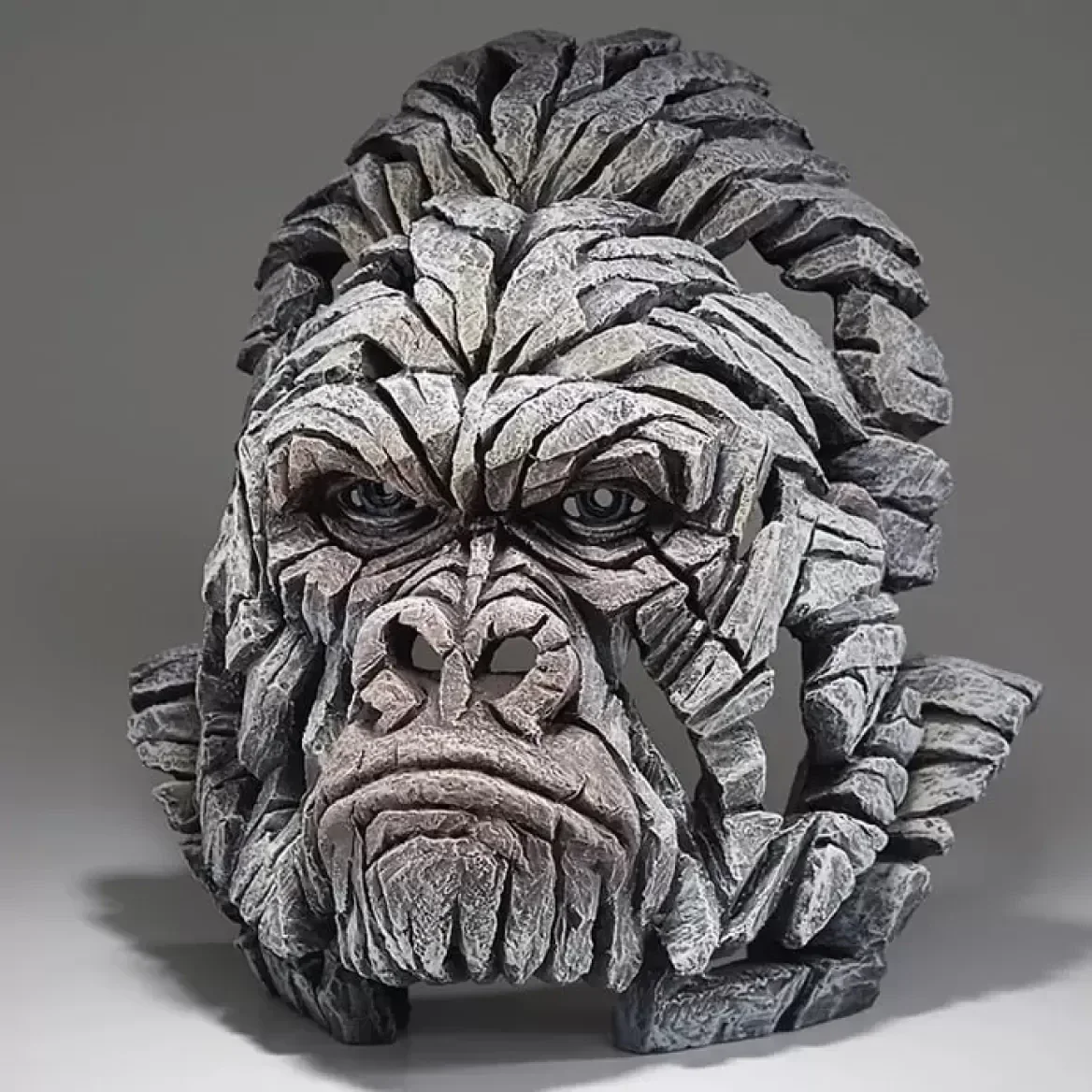 Edge Sculpture Gorilla Bust - White  (OP BESTELLING LEVERBAAR)