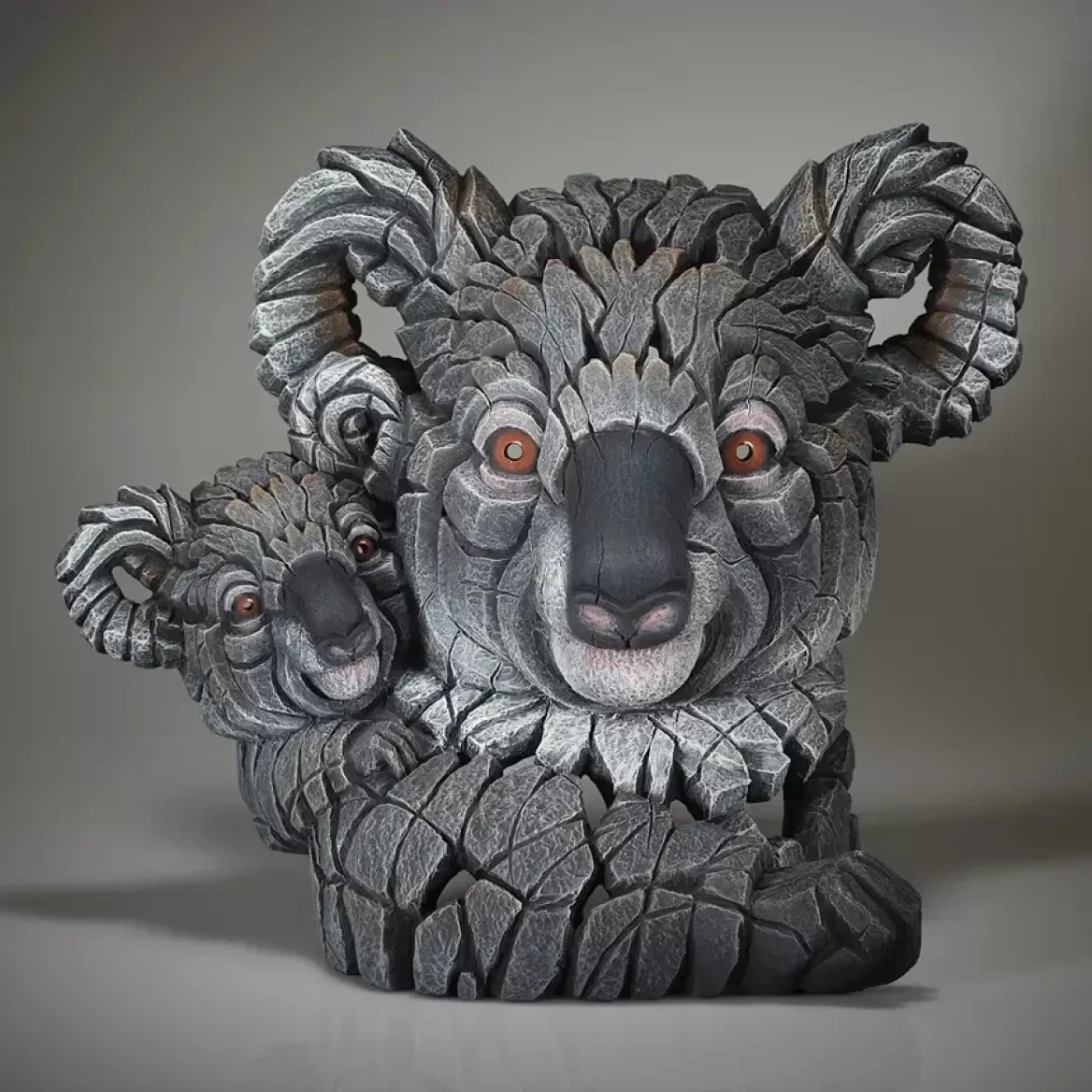 Edge Sculpture Koala and Joey Bust (OP BESTELLING LEVERBAAR)