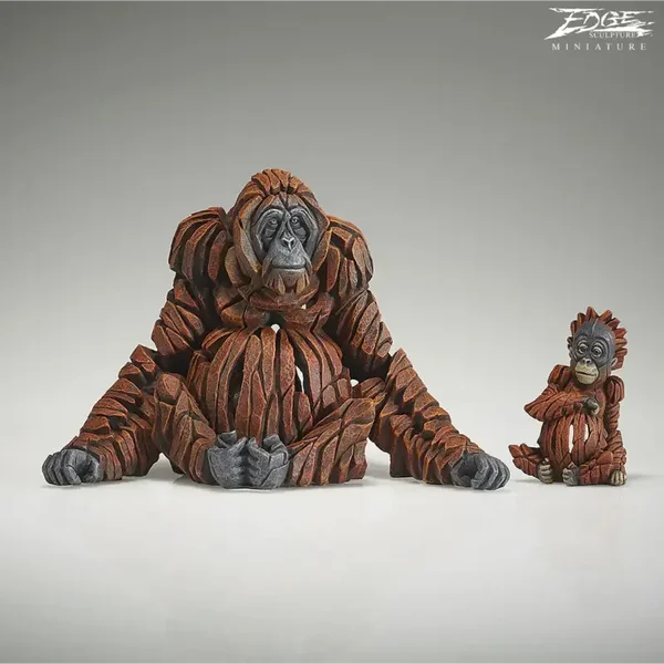 Orangutan and Baby Miniature