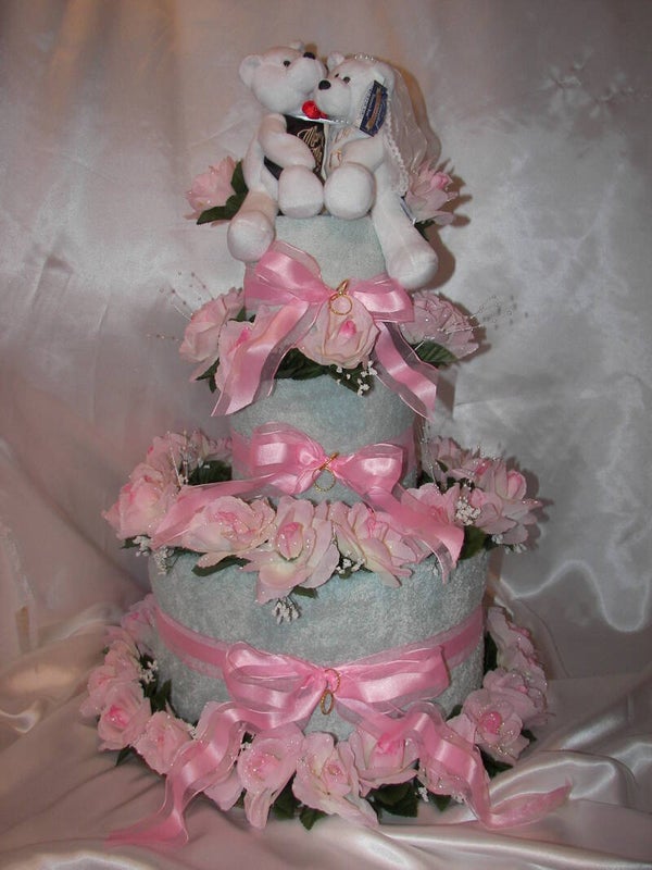 Wedding Towel Cake