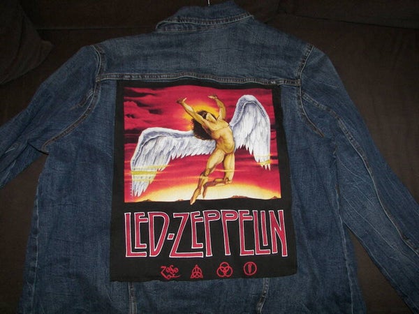 Led Zeppelin on  Jean Jacket