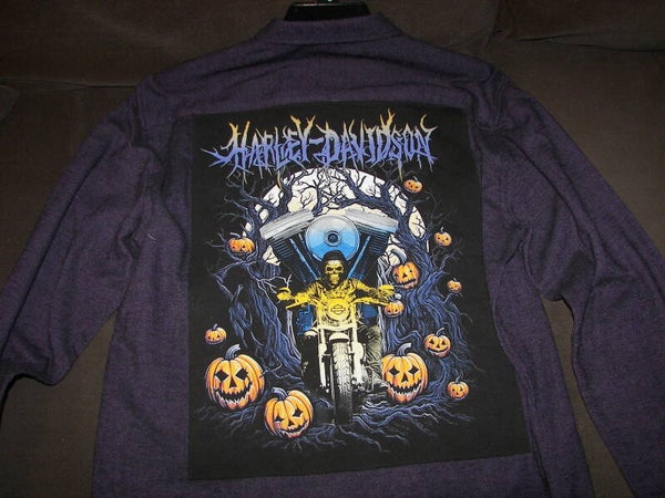 Harley Davidson on Flannel