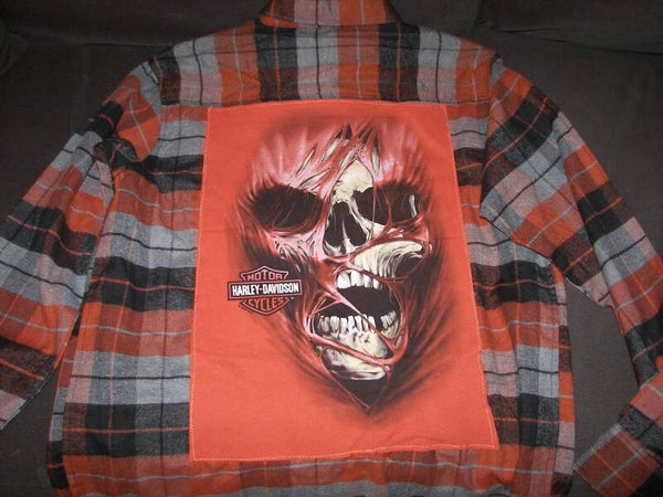 Harley Davidson on Flannel