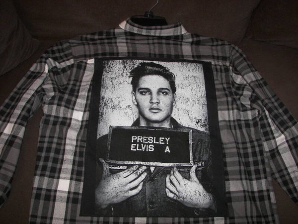 Elvis Presley on Flannel