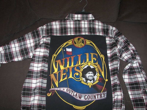 Willie Nelson on Flannel